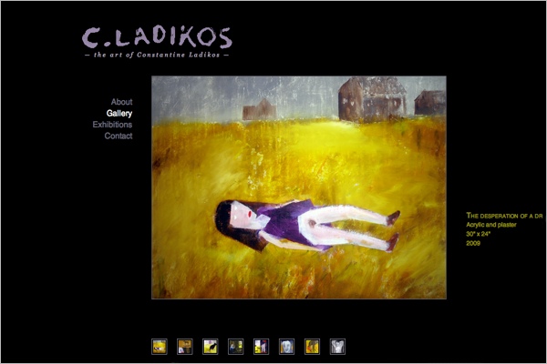 web design for an artist